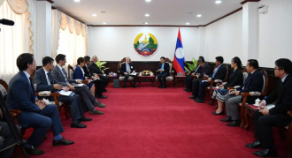  DPM Saleumxay receives US-ASEAN Business Council Senior Vice President 